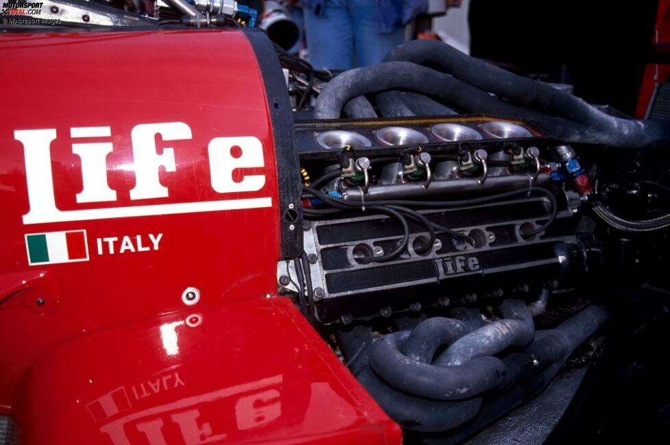Life Racing Engines: Im Grunde ist am Namen Life nichts verkehrt, kurios ist aber, dass Teamgründer Ernesto Vita das Team nach sich selbst in einer anderen Sprache benannte - Vita heißt auf italienisch Leben, also 