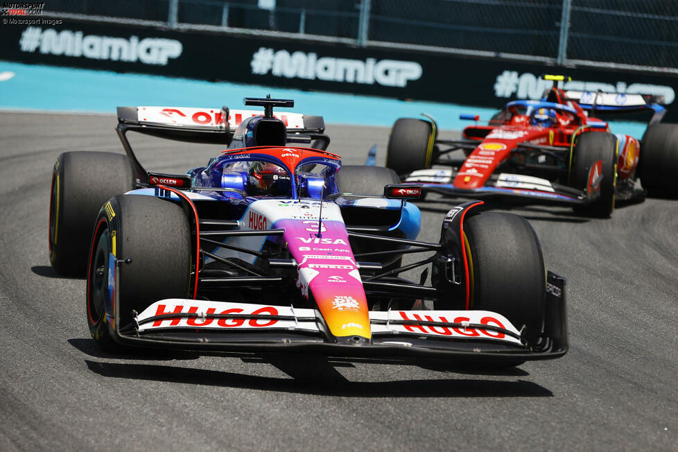 Miami: Für das erste USA-Rennen des Jahres gibt sich Racing Bulls farbenfroh beim VCARB 01. Es wird bunter als sonst ...