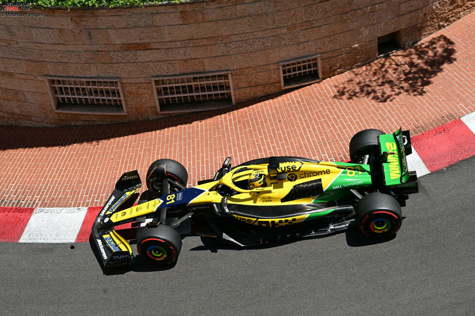 Monaco: 30 Jahre nach dem Tod von Ayrton Senna erinnert McLaren in den brasilianischen Landesfarben an den dreimaligen Weltmeister, der von ...