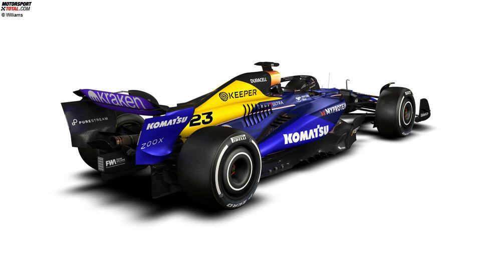Las Vegas: Sponsor Keeper Security sorgt beim Nachtrennen für einen besonderen Look am Williams. Der FW46 präsentiert sich mit einer gelben Motorabdeckung, womit das Team ...