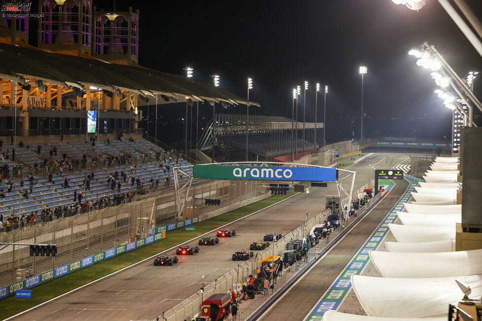 Platz 23: Bahrain/Sachir (27/6-5-5-4-3-2-2) - Zwar von niemandem auf den letzten Platz gewählt, doch mit einer Höchstbewertung von sechs Punkten am Ende auf dem vorletzten Platz. Bemängelt wird vor allem, dass die Strecke durch die vielen Tests 