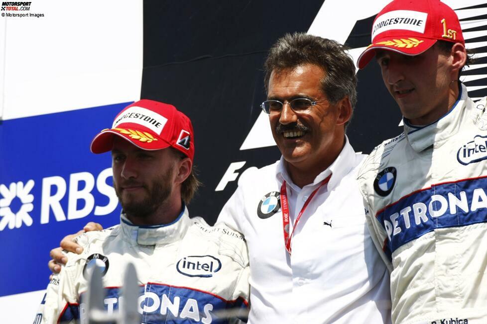 ... einer, der nicht jedem schmeckt: Nick Heidfeld muss sich im Rennen einer Stallregie zugunsten von Kubica beugen und wirkt 