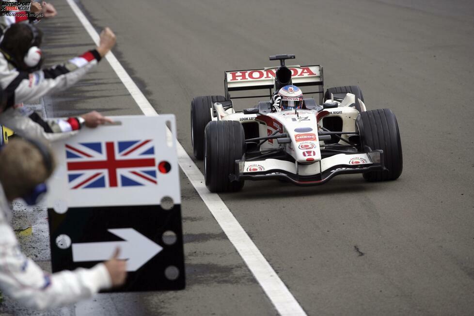 2006: Sechs lange Jahre liegen hinter Jenson Button, als ihm beim Ungarn-Grand-Prix 2006 endlich der große Durchbruch gelingt - er siegt für Honda! Doch dem ersten Sieg ...