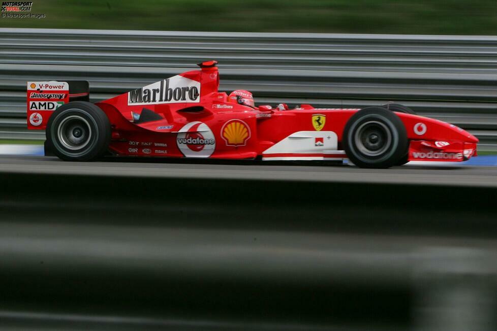 Der Deutsche ist der bislang einzige Formel-1-Fahrer, der in fünf aufeinander folgenden Jahren Weltmeister wird, jeweils für Ferrari. Das unterscheidet 