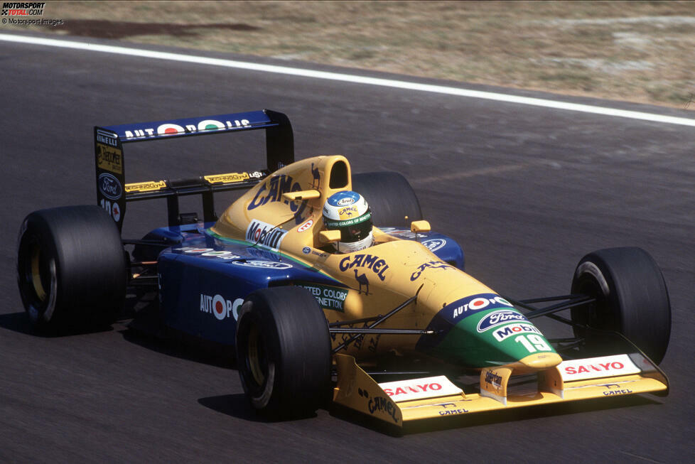 ... Benetton, das Schumacher noch vor dem nächsten Rennen zu sich holt. Ab dem Italien-Grand-Prix bewegt Schumacher deshalb den B191 - und punktet auf Anhieb.