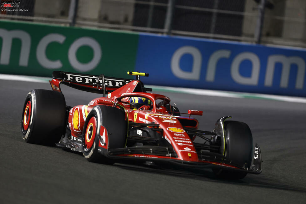 Oliver Bearman gibt 2024 anstelle von Ferrari-Stammfahrer Carlos Sainz (er fällt aufgrund einer Blinddarm-Operation kurzfristig aus) sein Formel-1-Debüt im Ferrari SF-24 in Saudi-Arabien. Er wird Siebter. Bei seinem zweiten Einsatz ...