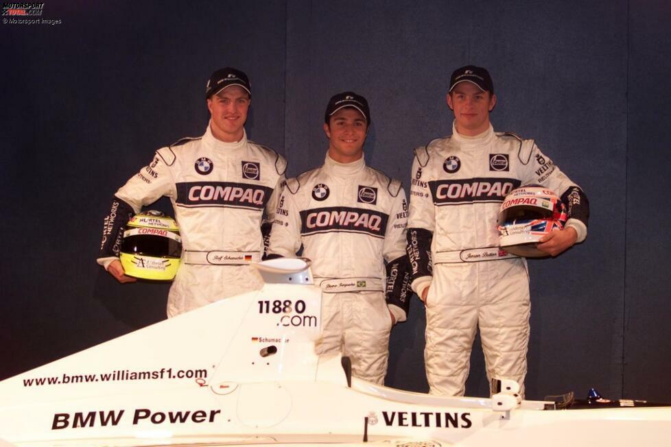 Beinahe wäre Bruno Junqueira ein Formel-1-Fahrer geworden, doch der spätere Weltmeister Jenson Button stach den Brasilianer in einem Shootout um das Cockpit an der Seite von Ralf Schumacher für Williams 2000 aus.