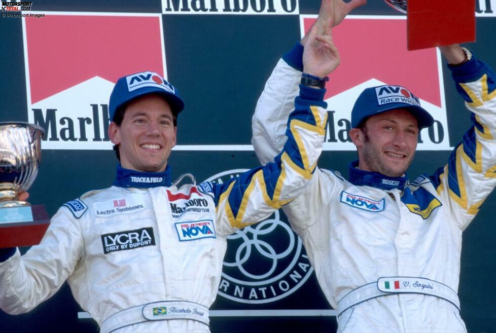 Denn da gibt es ja auch noch Vincenzo Sospiri, der ein Jahr vor Müller Meister der Formel 3000 wurde. Der Italiener dominierte lange Zeit die Kartsportszene und galt als Inspiration von Michael Schumacher. Doch während der Deutsche schon 1991 in der Formel 1 fuhr, gewann Sospiri den F3000-Titel erst 1995 - vor Teamkollege Ricardo Rosset.