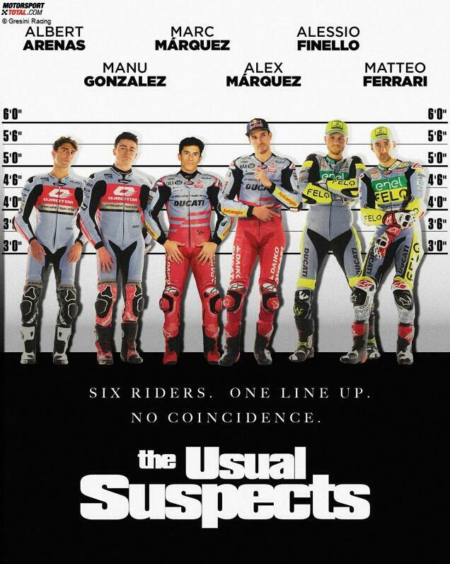 Die üblichen Verdächtigen: Präsentation des Line-ups Moto2, MotoGP, MotoE