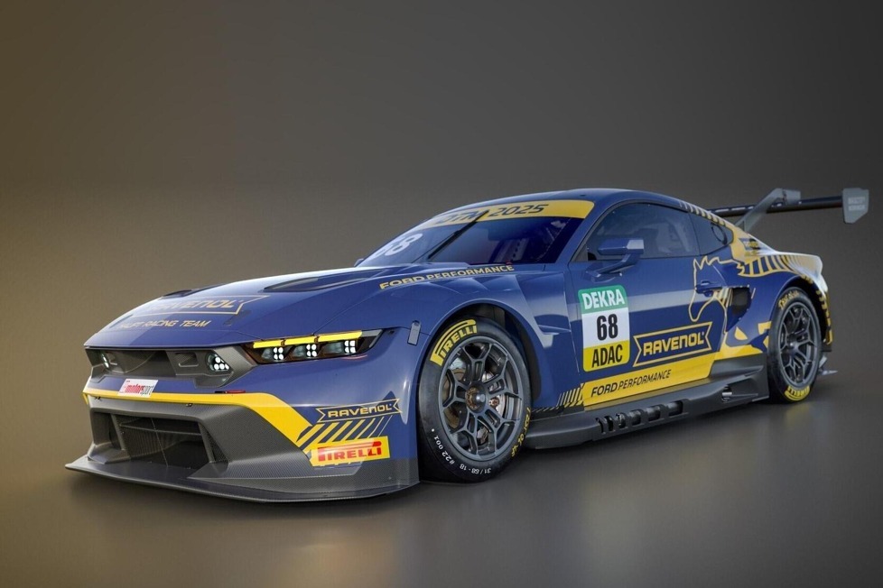 Blick in die DTM-Zukunft: Das HRT-Team hat erste Bilder des Ford Mustang GT3 präsentiert, mit dem man 2025 in der DTM an den Start gehen will