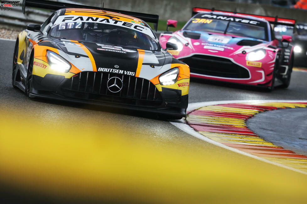 Das belgische Boutsen-VDS-Team gewinnt mit dem Mercedes-AMG GT3 Evo auch die Team-Gesamtwertung in der Silber-Kategorie.
