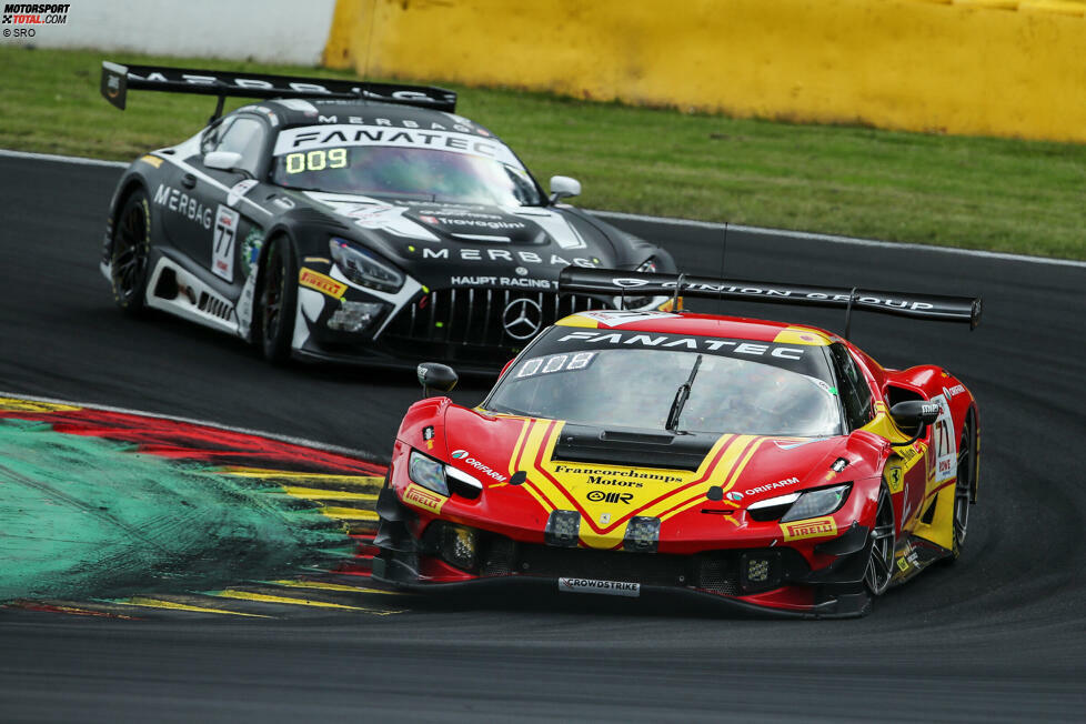 Gleichzeitig gewinnt das italienische AF-Corse-Team auch die Teamwertung im Endurance-Cup, wo man sich gegen das WRT-BMW-Team durchsetzen konnte. Die Grasser-Lamborghini-Mannschaft erreicht den dritten Platz.