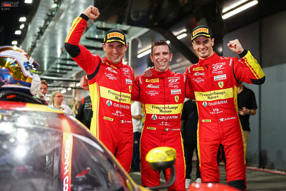Alessandro Pier Guidi und Alessio Rovera (AF-Corse-Ferrari) gewinnen die Gesamtfahrerwertung im Endurance-Cup. Teamkollege Davide Rigon wird Fünfter, weil er beim Monza-Rennen aussetzen musste und von Vincent Abril ersetzt wurde.