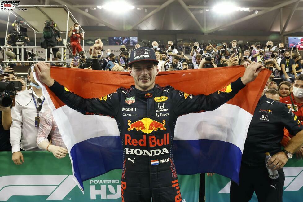 #4: Max Verstappen (24 Jahre, 2 Monate, 12 Tage) - Weltmeister 2021