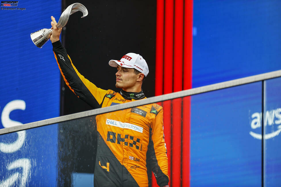 Lando Norris (Redaktion: 2) - Auch hier sind es bei uns diese kleinen Fehler, die dafür sorgen, dass es am Ende nicht die Bestnote gibt. War phasenweise der schnellste Mann und hatte natürlich Pech mit dem ersten Safety-Car. Es ist aber nicht gesagt, dass er das Rennen ohne dieses wirklich auch gewonnen hätte.