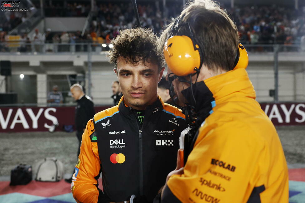 Lando Norris (Redaktion: 3) - Ein Redakteur hätte wegen der Strafe sogar nur eine 4 gegeben, die Mehrheit der Redaktion war gnädiger. Trotzdem ist klar, dass er sich damit selbst mindestens um ein Podium gebracht hat. Da hilft auch die starke Vorstellung im Sprint nicht, um noch eine Topnote zu bekommen.