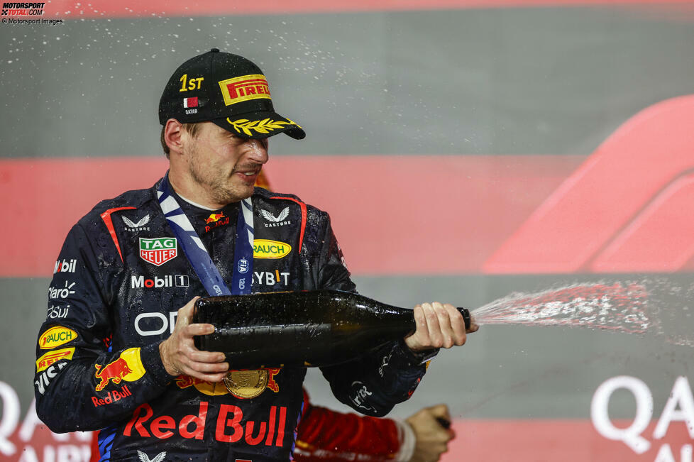 Max Verstappen (Redaktion: 1) - Natürlich kann man darüber diskutieren, die Strafe im Qualifying und den eher schwachen Sprint abzuziehen. Für die Mehrheit der Redaktion war die Leistung im Rennen aber so beeindruckend, dass es trotzdem die Bestnote gibt. Denn der Red Bull war vermutlich auch am Sonntag nicht das schnellste Auto in Katar.