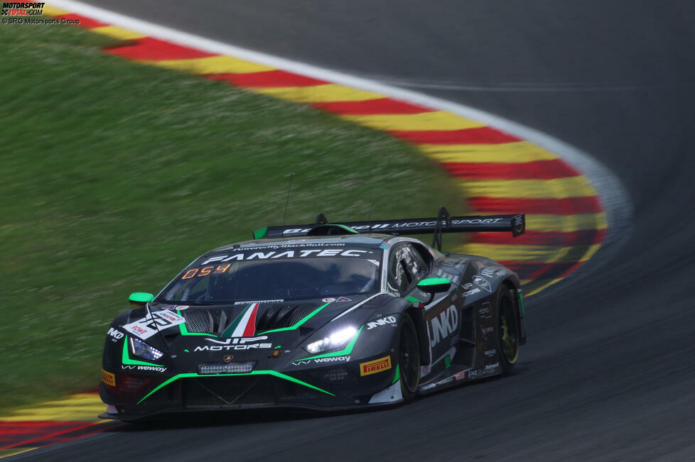 Platz 3 Bronze-Cup: Barwell-Lamborghini #72 - Gabriel Rindone, Casper Stevenson, Patrick Kujala, Mattia Michelotto