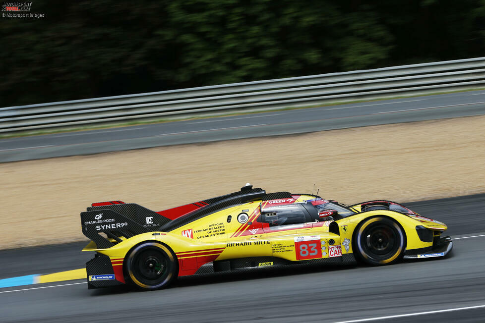 12. Hypercar: AF-Corse-Ferrari #83 (Kubica/Schwarzman/Ye)