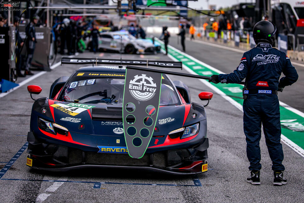Platz 5 Silver-Cup: Alain Valente/Jean-Luc D'Auria (Ferrari 296 GT3) - 134 Punkte