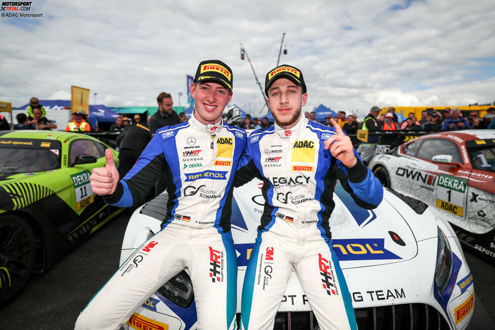 Platz 3 Silver-Cup: David Schumacher/Salman Owega (Mercedes-AMG GT3) - 179 Punkte