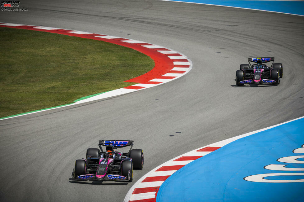 10. Barcelona: Alpine feiert den ersten Sieg der Saison - und dann direkt einen Doppelerfolg mit Gasly vor Ocon. An der WM-Spitze rückt Hülkenberg als Dritter weiter an Tsunoda heran, der erneut punktlos bleibt. Stand: 1. Tsunoda (55), 2. Hülkenberg (52), 3. Ricciardo (29), 4. Ocon (29), 5. Gasly (28).