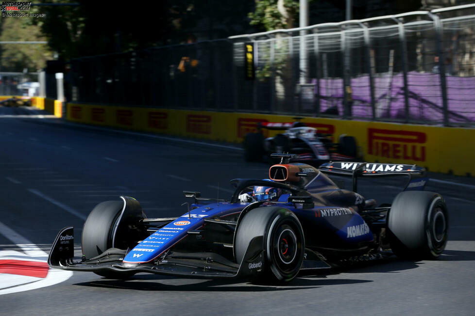 17. Baku: Williams legt nach und feiert sogar einen Doppelsieg. Albon siegt vor Colapinto und Magnussen-Ersatz Bearman, während das WM-Duell zum Schneckenrennen wird. Hülkenberg wird Vierter, Tsunoda bleibt zum vierten Mal in Folge ohne Punkte. Stand: 1. Hülkenberg (85), 2. Tsunoda (70), 3. Albon (57), 4. Ricciardo (54), 5. Gasly (48).