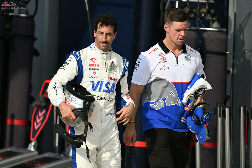Daniel Ricciardo (Redaktion: 4) - Wir sind etwas kritischer, weil er sich mit seinem Abdrängmanöver gegen Hülkenberg in eine schlechte Position gebracht hat. Für die zweite Strafe konnte er nichts, doch für eine 3 war es uns zu wenig.