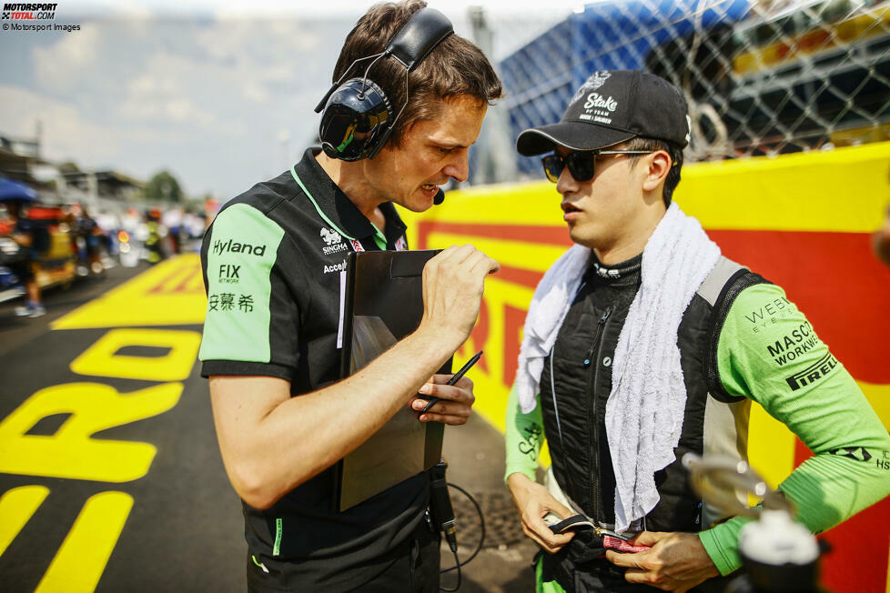 Guanyu Zhou (Redaktion: 5) - Die 6 gab es für ihn von uns in Zandvoort. Das Wochenende in Monza war keine ganz so große Katastrophe, aber im Qualifying wurde er wieder mit großem Rückstand Letzter, im Rennen blieb ihm das Schicksal nur durch Strolls späten Reifenwechsel erspart.