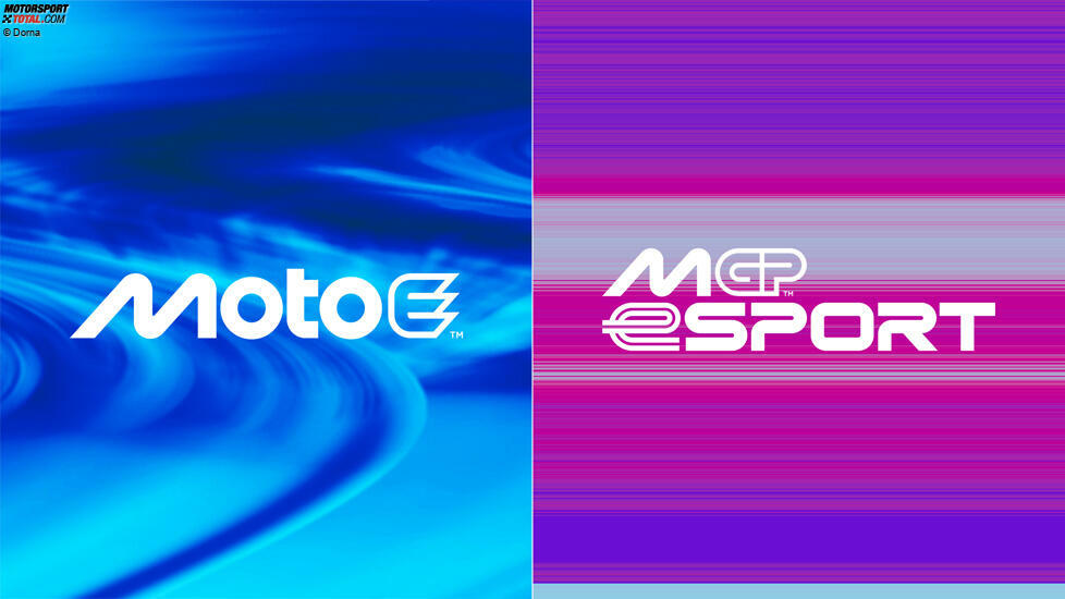 Die neuen Logo von MotoE und E-Sports