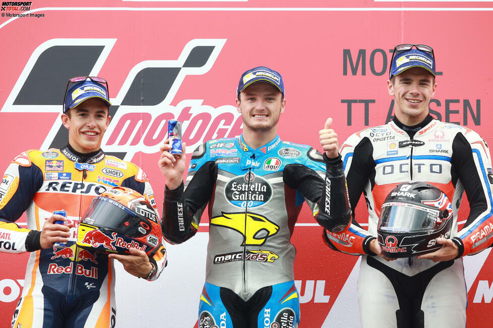 2016: 1. Jack Miller (Marc-VDS-Honda), 2. Marc Marquez (Honda), 3. Scott Redding (Pramac-Ducati)