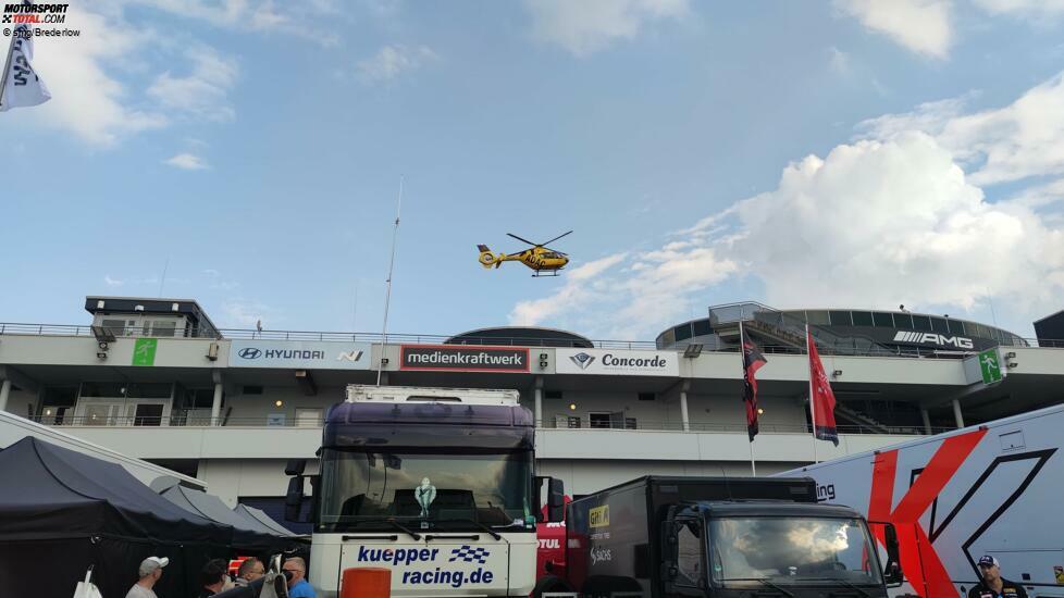 Mehrere Rettungshubschrauber waren im Einsatz.