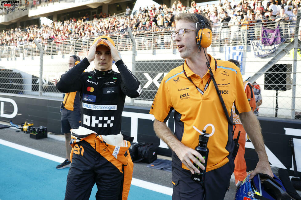 Oscar Piastri (Redaktion: 4) - Auch wir lasten ihm den Colapinto-Crash logischerweise zu 100 Prozent an, auch wenn er nach der Verstappen-Szene emotional vielleicht etwas aufgeladen war. War aber auch davon abgesehen wieder langsamer als der Teamkollege. Zum Glück für ihn spielte sein Ergebnis für die WM am Ende sowieso keine Rolle.