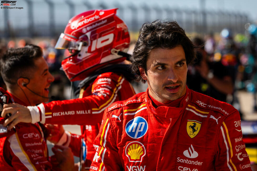 Carlos Sainz (Redaktion: 1) - Das sehen wir anders, denn Sainz hatte beim Start einfach Pech, hinter Verstappen und Norris eingeklemmt zu werden. Ansonsten nämlich nicht langsamer als sein Teamkollege an diesem Wochenende, in Sprint und Qualifying sogar schneller. Das reicht bei uns am Ende zur 1-.