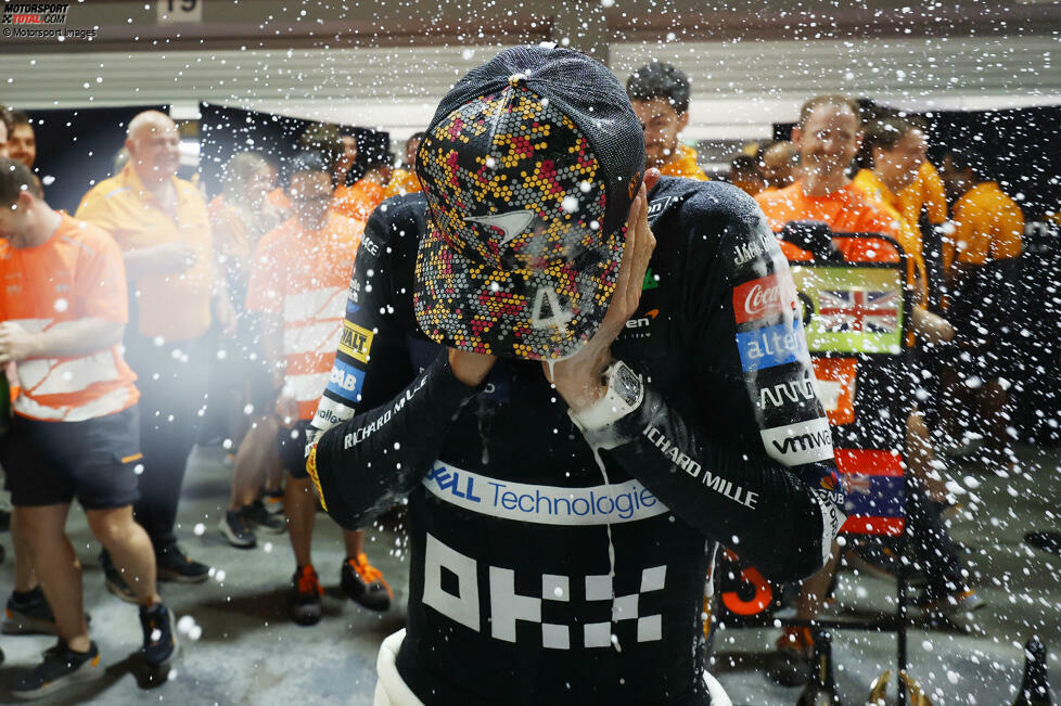 Lando Norris (Redaktion: 2) - Exakt so sehen wir das auch. Im ersten Stint deklassierte er das restliche Feld - hätte den Sieg aber eben auch fast weggeworfen. Die 2 bekommt er natürlich trotzdem, aber eine perfekte Leistung, die die Bestnote verdient, war es dann eben nicht.