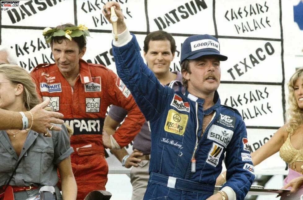 Weltmeister mit den wenigsten Siegen - Mike Hawthorn (1958) und Keke Rosberg (1982) wurden jeweils mit nur einem Sieg Weltmeister. Theoretisch kann man natürlich auch ganz ohne Sieg den Titel gewinnen. Das ist aber heutzutage bei inzwischen 24 Rennen quasi unmöglich. Bei Hawthorns Triumph umfasste die Saison gerade einmal elf WM-Läufe.