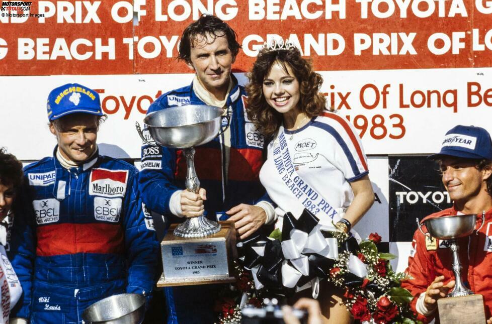 Die größte Aufholjagd - John Watson hält den Rekord für das größte Comeback in der Formel-1-Geschichte. 1983 siegte er in Long Beach, nachdem er nur von Startplatz 22 ins Rennen gegangen war. Aktuell ist es aus einem ganz einfachen Grund unmöglich, diesen Rekord zu brechen: Es nehmen nur noch 20 Autos an den Rennen teil.