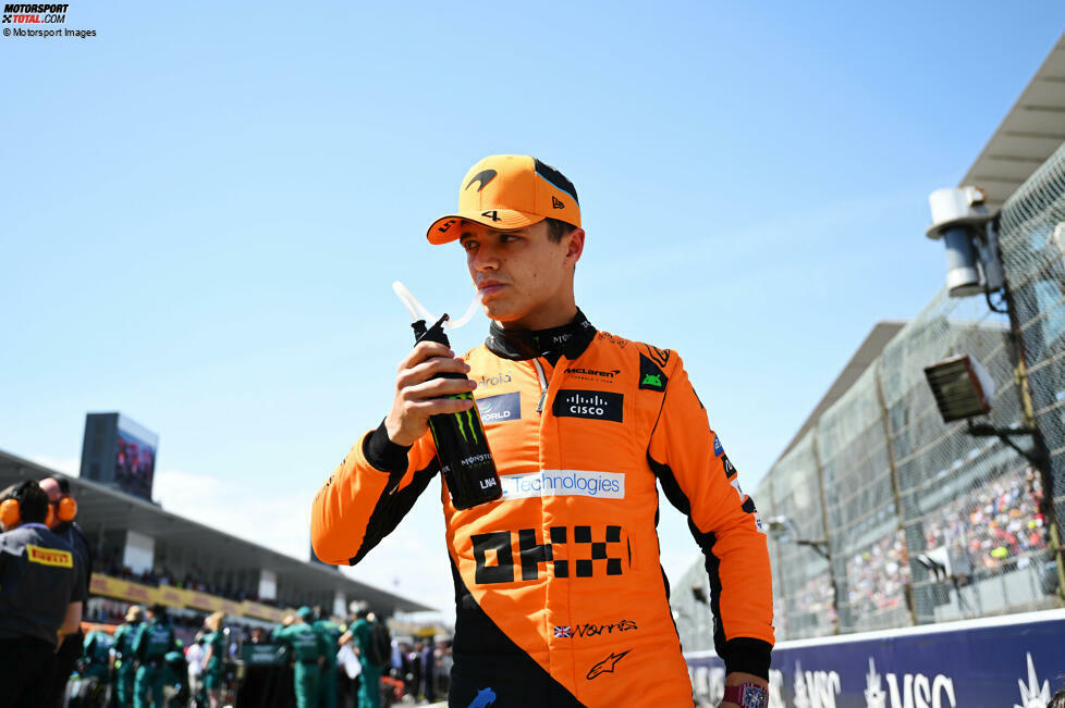 Lando Norris (Redaktion: 2) - Wir sehen es ähnlich. Ein starkes Qualifying, im Rennen dann aber hinter die beiden Ferraris zurückgefallen. Nicht seine Schuld, weil das Auto vermutlich nicht mehr hergegeben hat. Aber für eine 1 war es uns etwas zu wenig, auch wegen eines Verbremsers in der Haarnadel.