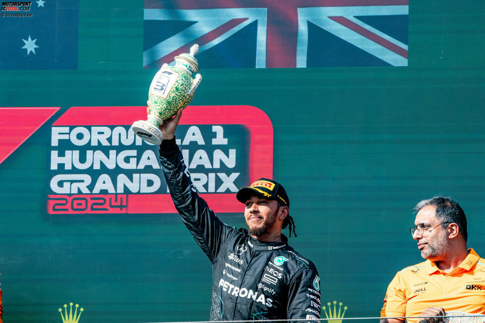 Lewis Hamilton (Redaktion: 2) - Auch unserer Meinung nach lieferte Hamilton wieder eine gute Leistung ab - aber keine sehr gute. Hatte zwischenzeitlich Probleme mit den Reifen und das Podium am Ende den Fehlern von Red Bull und Verstappen zu verdanken. So geht es bei uns knapp an der 1 vorbei.