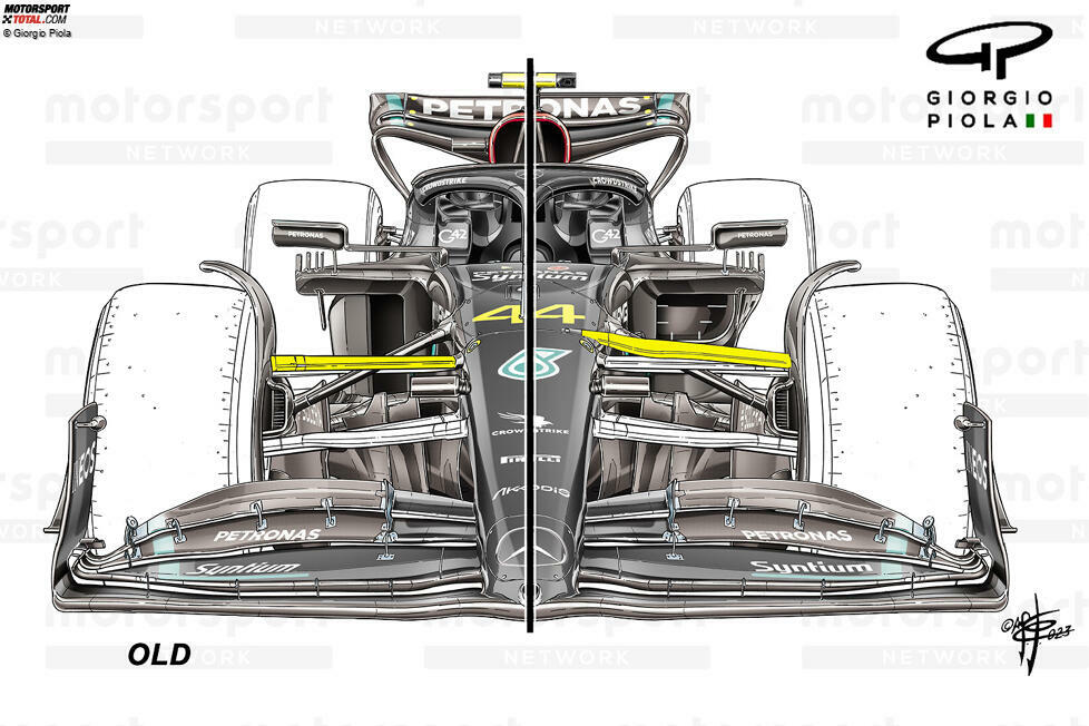 Beim Großen Preis von Monaco wurde ein umfangreiches Update vorgenommen, das dem W14 nicht nur ein 