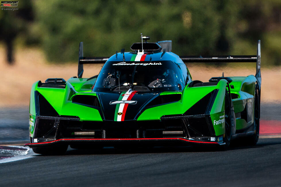 Lamborghini: Anders als Isotta Fraschini steigt diese italienische Marke auf Basis des LMDh-Reglements in die WEC ein, und zwar mit einem Auto vom Typ Lamborghini SC63. Als zwei der drei Fahrer stehen Mirko Bortolotti und Daniil Kwjat fest. So viel zu den Neueinsteigern in der Hypercar-Klasse.