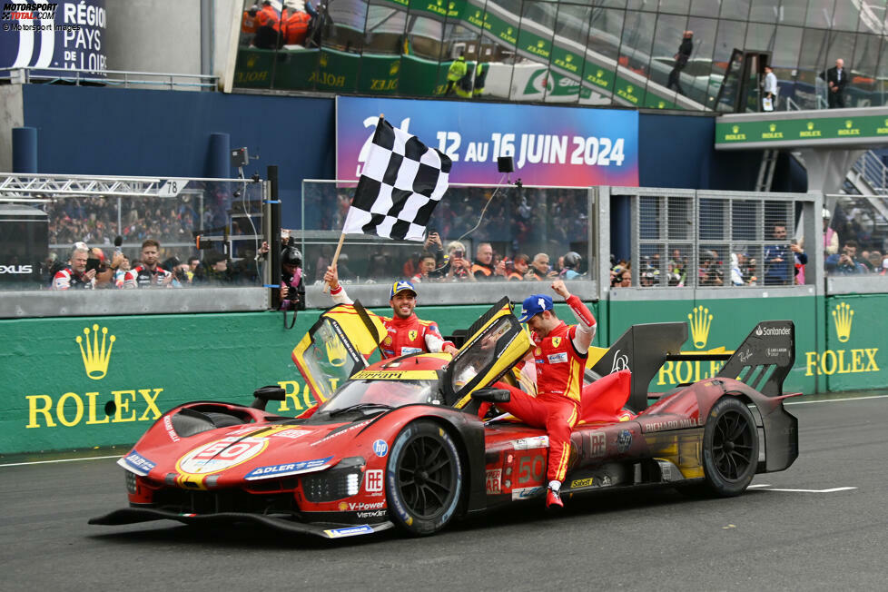 Platz 2 Fahrer-Weltmeisterschaft: Antonio Fuoco/Miguel Molina/Nicklas Nielsen (Ferrari 499P) - 115 Punkte