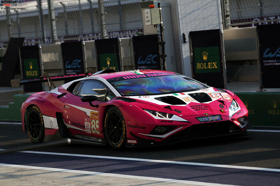 #85 - Iron Dames - Sarah Bovy/Doriane Pin/Michelle Gatting - Lamborghini Huracan LMGT3 Evo2