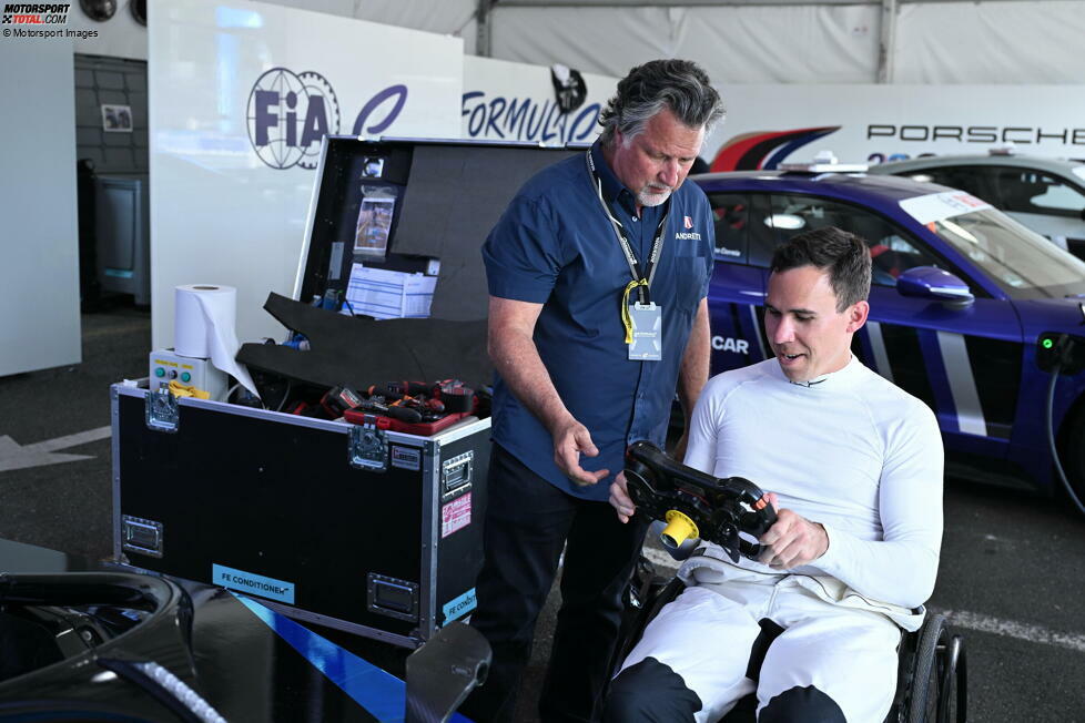 Michael Andretti und Robert Wickens