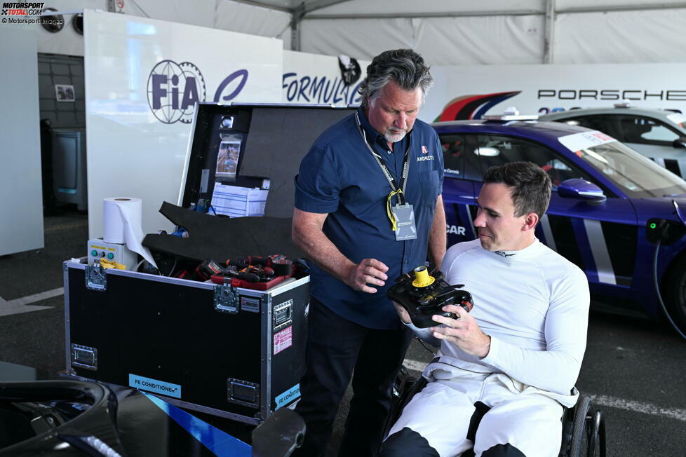 Michael Andretti und Robert Wickens