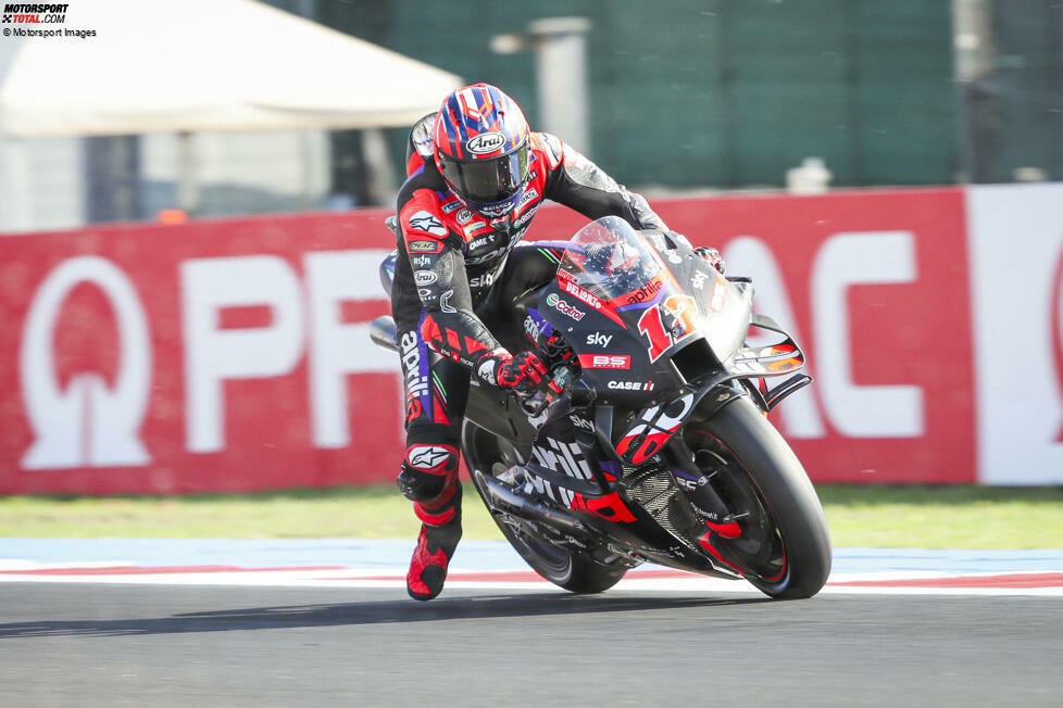 10. Maverick Vinales (Aprilia) - 135 Punkte (190 mit Sprint = P7)