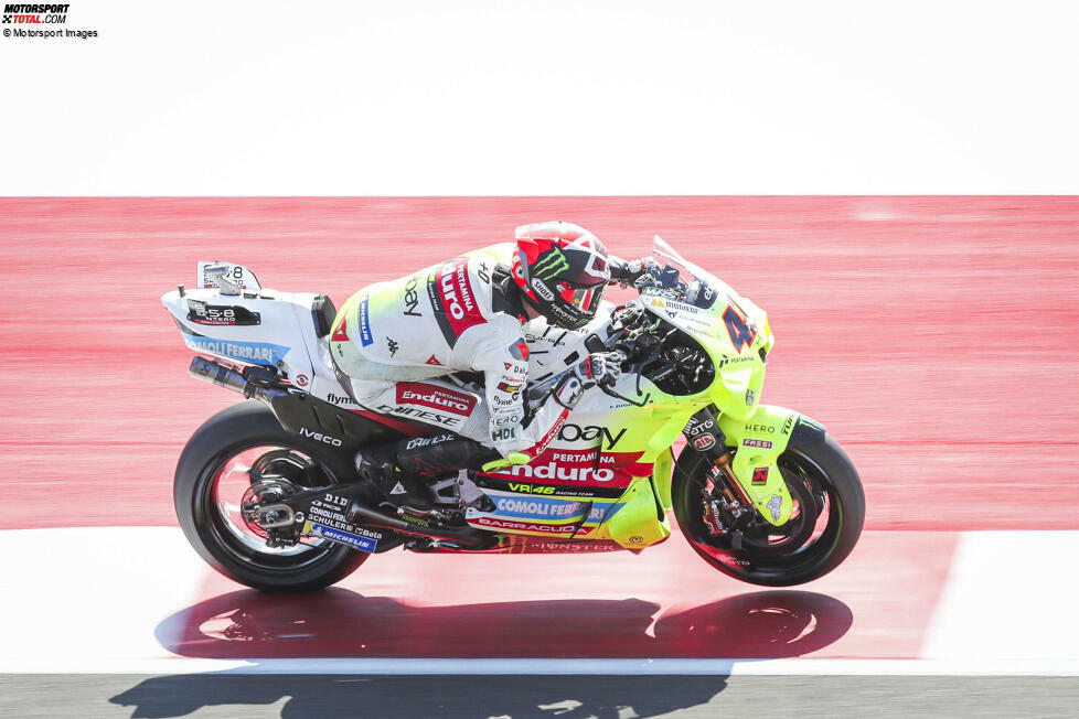 7. Fabio Di Giannantonio (VR46-Ducati) - 139 Punkte (165 mit Sprint = P10)
