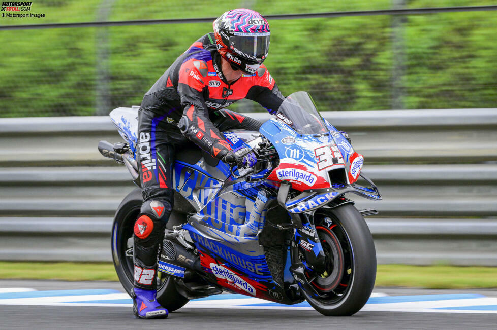28. Lorenzo Savadori (Aprilia) - 0 Punkte (0 mit Sprint = P28)