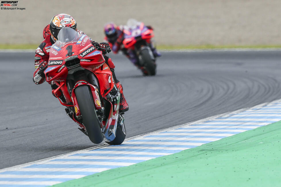 1. Francesco Bagnaia (Ducati) - 370 Punkte (498 mit Sprint = P2)