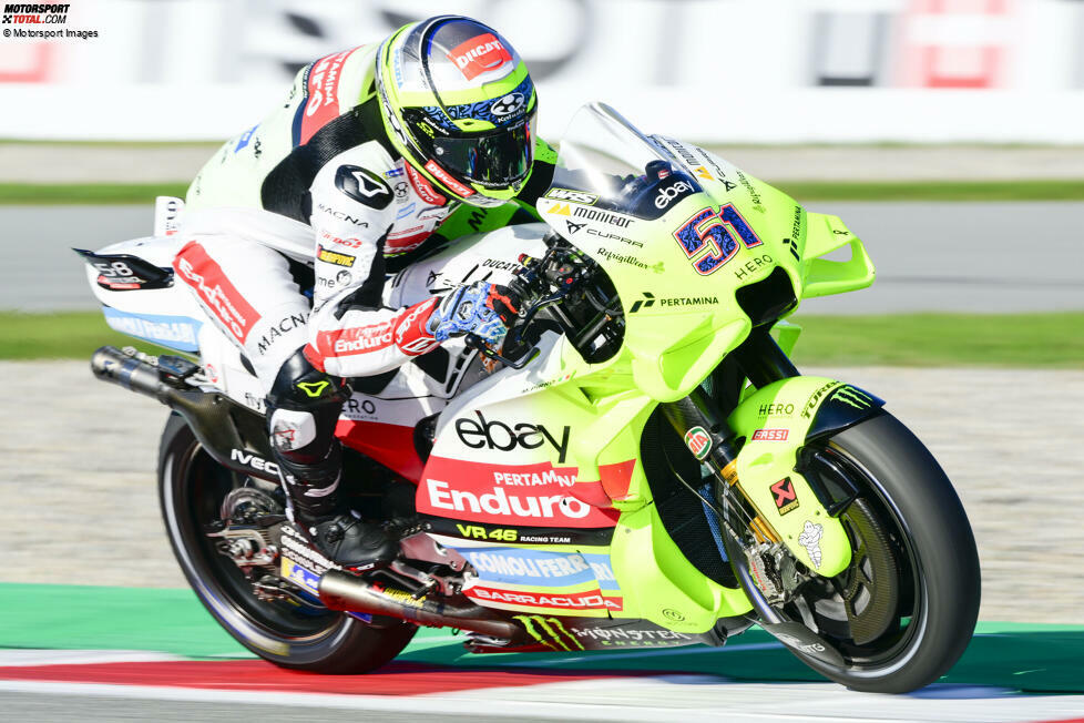 29. Michele Pirro (VR46-Ducati) - 0 Punkte (0 mit Sprint = P29)